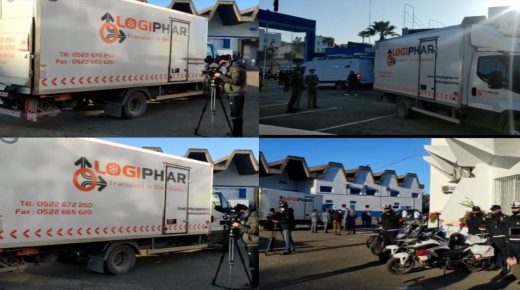انطلاق عملية شحن جرعات لقاح كورونا من مركز التثليج بالبيضاء