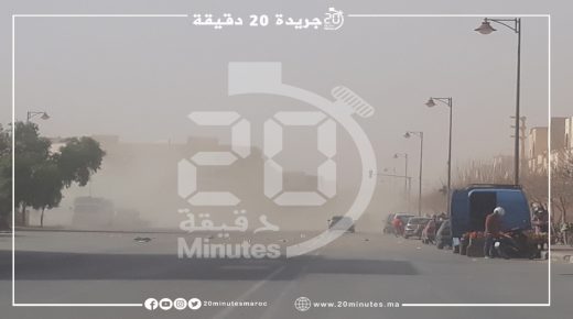 عواصف رملية قوية و رياح عاتية تجتاح مدينة ميسور