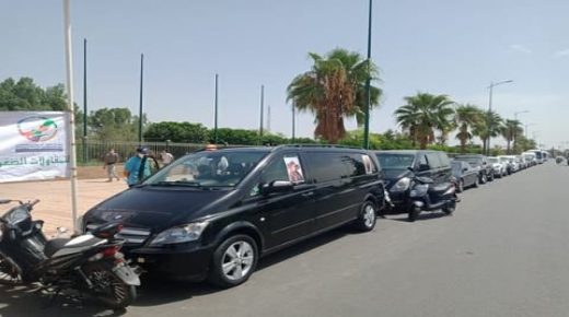 النقل السياحي بجهة مراكش آسفي يخوض وقفة احتجاجية أمام مقر ولاية الجهة