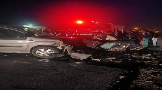 حادث سير مروعة تودي بي سيدتين و4 جرحى بجرسيف