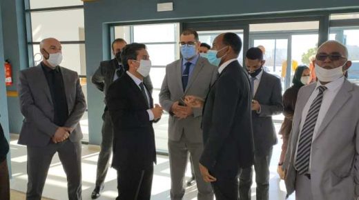 وزير التشغيل والشباب والرياضة الموريتاني يزور القرية الرياضية لطنجة
