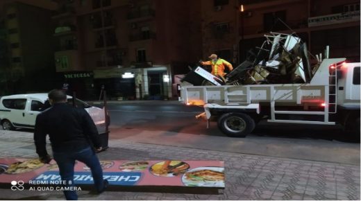 السلطات المحلية بجليز تحرر الملك العمومي ليلا