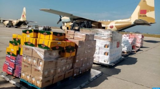 الجيش اللبناني يتسلم دفعة ثانية من المساعدات الغذائية الموجهة بتعليمات ملكية سامية لفائدة القوات المسلحة اللبنانية والشعب اللبناني
