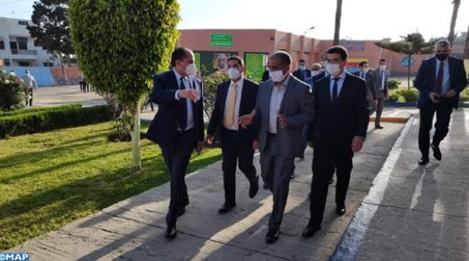 الجديدة : زيارات تفقدية ووضع حجر الأساس لتشييد مؤسسة تعليمية ضمن تتبع تنزيل مشاريع التربية والتكوين