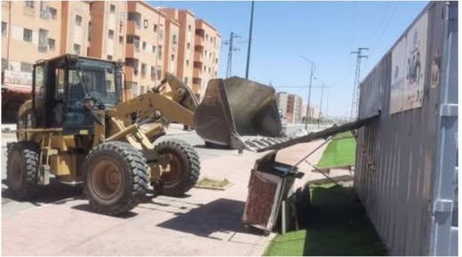 قائد الملحقة الإدراية بجليز يقود حملة واسعة لتحرير الملك العمومي
