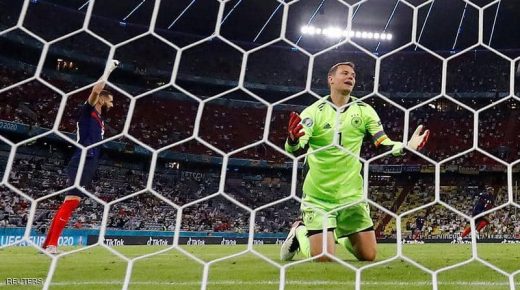 هدف هوملز العكسي يمنح فرنسا الفوز 1-صفر على ألمانيا