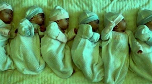 التوائم التسعة الذين وضعتهم سيدة مالية في المغرب بخير ولا يزالون تحت المراقبة