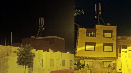 لاقط هوائي لشبكة “الريزو ” بوجدة يثير احتجاج الساكنة