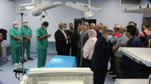 افتتاح مستشفى القدس التخصصي بقطاع غزة بعد إعادة بنائه وتجهيزه بتمويل مغربي