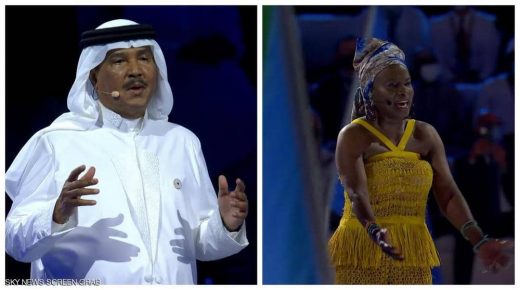 محمد عبده مع مغنية أفريقيا الأولى.. أغنية ملهمة في إكسبو
