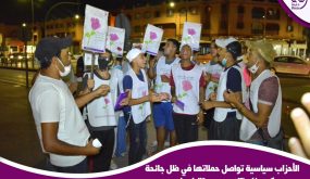 الأحزاب سياسية تواصل حمالاتها في ظل جائحة كورونا وتتعهد بمستقبل واعد