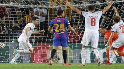 برشلونة يستسلم لبايرن مجددا.. والبافاري يكتفي بثلاثية