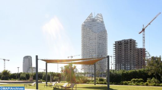 La première tranche d'Anfa Park, le nouveau parc urbain de Casablanca, est ouverte au public, offrant aux résidents de la métropole un espace inédit de détente et de loisirs. 10032020-Casablanca