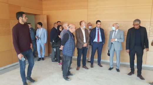 تاوريرت: عامل الإقليم في زيارة تتبعية لأشغال الملحقة الجامعية محمد الاول