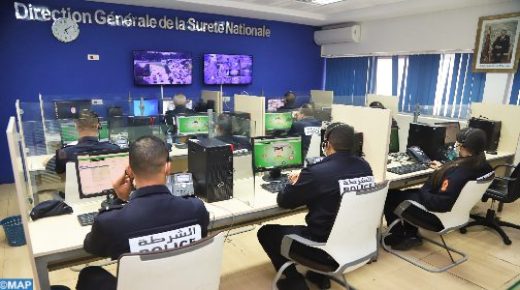 قاعة القيادة والتنسيق بالمنطقة الإقليمية للأمن بسلا.. عمل دؤوب على كافة الواجهات خدمة للمواطن
