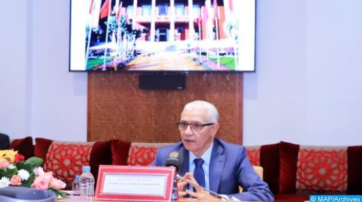السيد الطالبي العلمي يتباحث مع وفد عن صندوق النقد الدولي