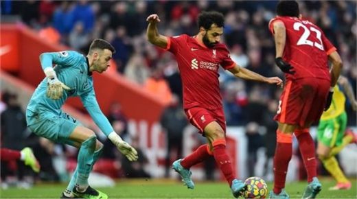 محمد صلاح يسجل هدفه رقم 150 في مشواره مع ليفربول