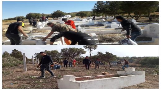 إقليم تازة/كلدمان: جمعية النماء للبيئة والتنمية تعيد الحياة لمقبرة طالها الإهمال والنسيان.