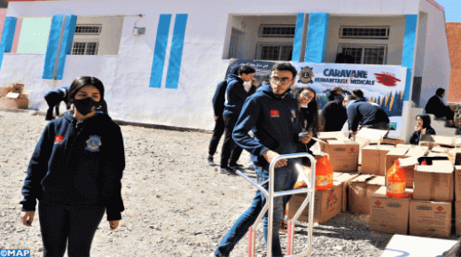 إملشيل .. قافلة إنسانية وطبية لفائدة سكان دوار أولغازي