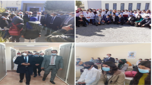إقليم تازة: عامل الإقليم يشرف على تدشين مؤسسات إجتماعية واعدة بالعالم القروي.