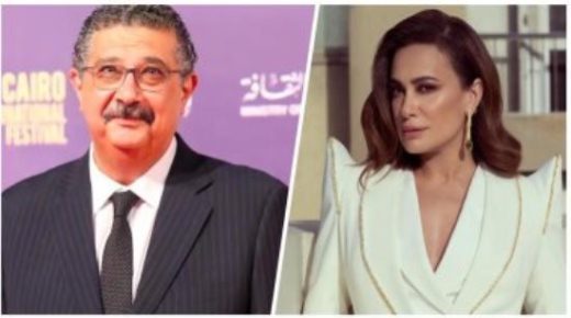 ماجد الكدوانى وهند صبرى يصوران بشوارع مدينة الشيخ زايد