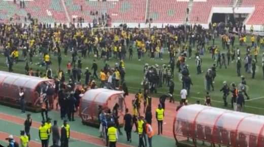 بلاغ لمديرية الأمن: توقيف 160 شخصا تورطوا في أعمال الشغب بملعب الرباط وإصابة 85 شرطيا بجروح متفاوتة الخطورة