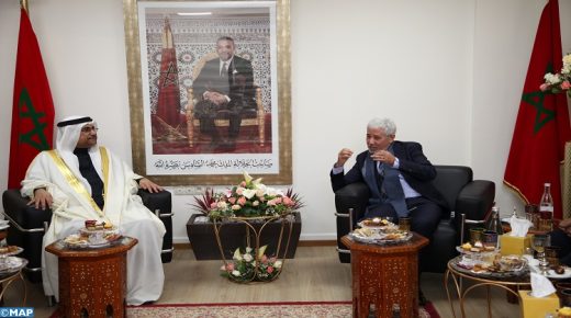 رئيس مجلس جهة فاس مكناس يستقبل رئيس البرلمان العربي السيد عادل بن عبد الرحمان العسومي.