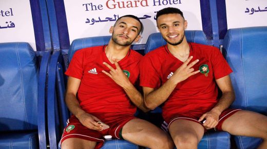 فوزي لقجع يتشبت بضرورة عودة الثنائي حكيم زياش ونصير مزراوي، لصفوف المنتخب المغربي