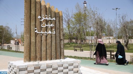 تدشين منتزه عين دهيبة وسط مدينة الحاجب.