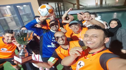 نادي البنك الشعبي ينتصر على منافسه في دوري رمضان