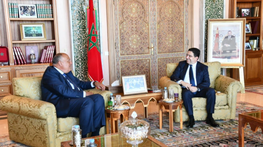 وزير الخارجية المصري يؤكد موقف بلاده الداعم للوحدة الترابية للمملكة المغربية