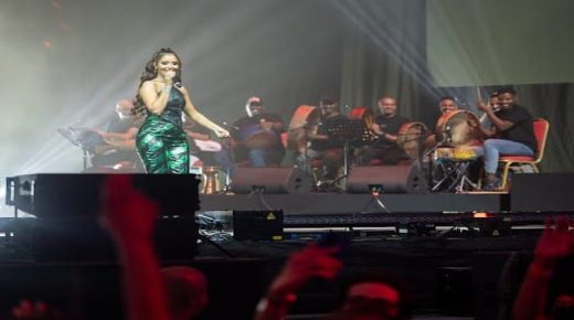 بلقيس فتحى تحيي حفلاً غنائياً ضمن حفلات موسم الجيمرز بالرياض.
