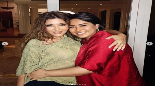 شيرين عبد الوهاب في زيارة للديفا سميرة سعيد
