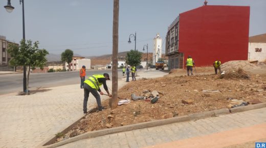 جهود بجماعة تارجيست تهدف إلى صيانة الفضاءات والمساحات الخضراء