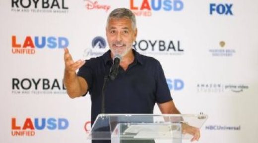 جورج كلوني يفتتح مدرسة للإنتاج السينمائي والتلفزيوني للأطفال