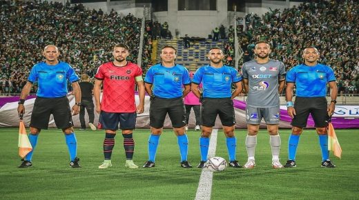معاقبة الحكم الذي قاد مباراة الرجاء الرياضي واولمبيك آسفي