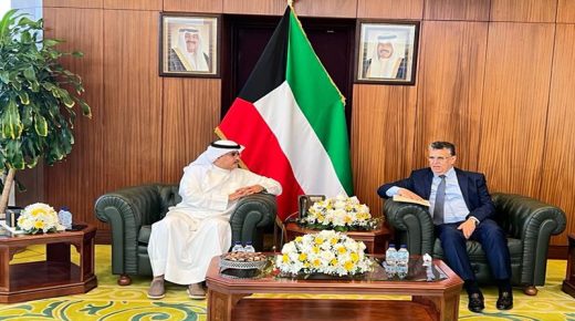 وزير العدل في مباحثات مع ووزير الأوقاف والشؤون الإسلامية الكويتي