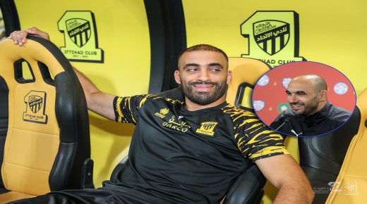 وليد الركراكي غياب اللاعب حمد الله عن الفريق الوطني مرتبط بأدائه