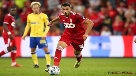 LIEGE, BELGIUM - SEPTEMBER 25: Selim Amallah of Standard Luik during the Jupiler Pro League match between Royal Standard de Liege and Sint-Truidense V.V. at the Maurice Dufrasnestadion on September 25, 2021 in Liege, Belgium (Photo by Perry van de Leuvert/Orange Pictures) © Orange Pictures / Photo News ! only BELGIUM !