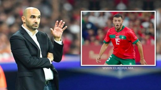 وليد الركراكي يبرمج لقاءا خاصا مع الدولي المغربي سليم أملاح