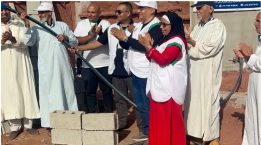 تدشين بئر مجهز بالطاقة الشمسية بدوار سيدي محند اوبراهيم