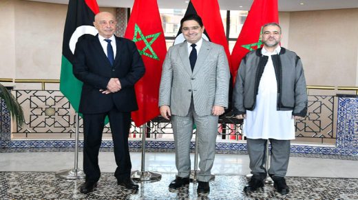 ناصر بوريطة يتسقبل رئيس المجلس الأعلى للدولة في ليبيا