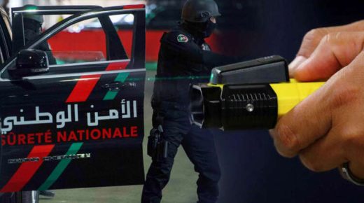 مفتش شرطة يتسعمل منظومة السلاح البديل “BOLAWRAP” لتحييد الخطر