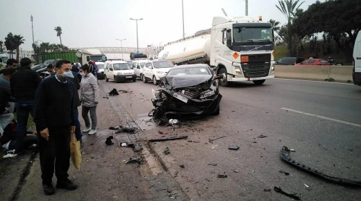 وفاة 09 أشخاص في 1531 حادثة سير داخل المناطق الحضرية