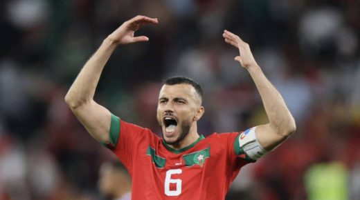عميد المنتخب الوطني المغربي غانم سايس سيغيب عن مباراة كرواتيا