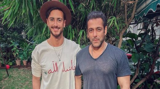 سلمان خان يستقبل سعد لمجرد في منزله بالهند