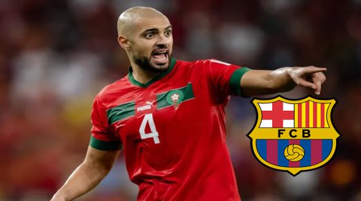 نادي برشلونة الاسباني يضع المغربي سفيان أمرابط في قائمة اهتماماته