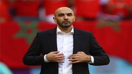 وليد الركراكي ثالث أفضل مدرب في العالم