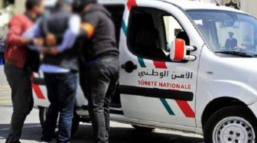 عناصر الأمن توقف شخصين ألحقا خسائر مادية بممتلكات الغير