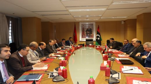 مولاي الحسن الداكي يجري مباحثات مع رئيس هيئة الرقابة الإدارية بدولة ليبيا